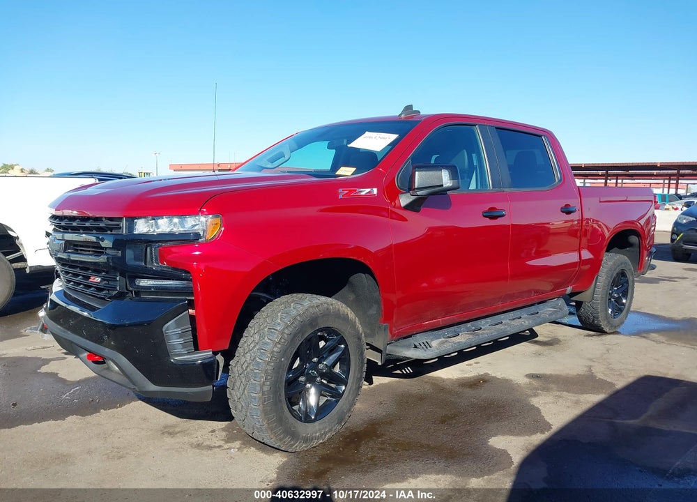2021 CHEVROLET SILVERADO 1500 4WD SHORT BED LT TRAIL BOSS VIN: 3GCPYFEL1MG173170