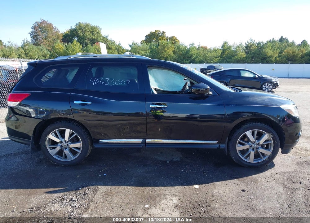 2013 NISSAN PATHFINDER PLATINUM VIN: 5N1AR2MM6DC662023
