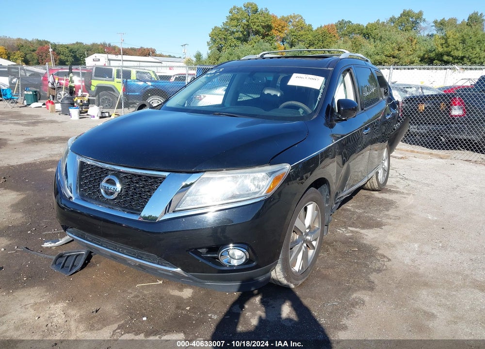 2013 NISSAN PATHFINDER PLATINUM VIN: 5N1AR2MM6DC662023