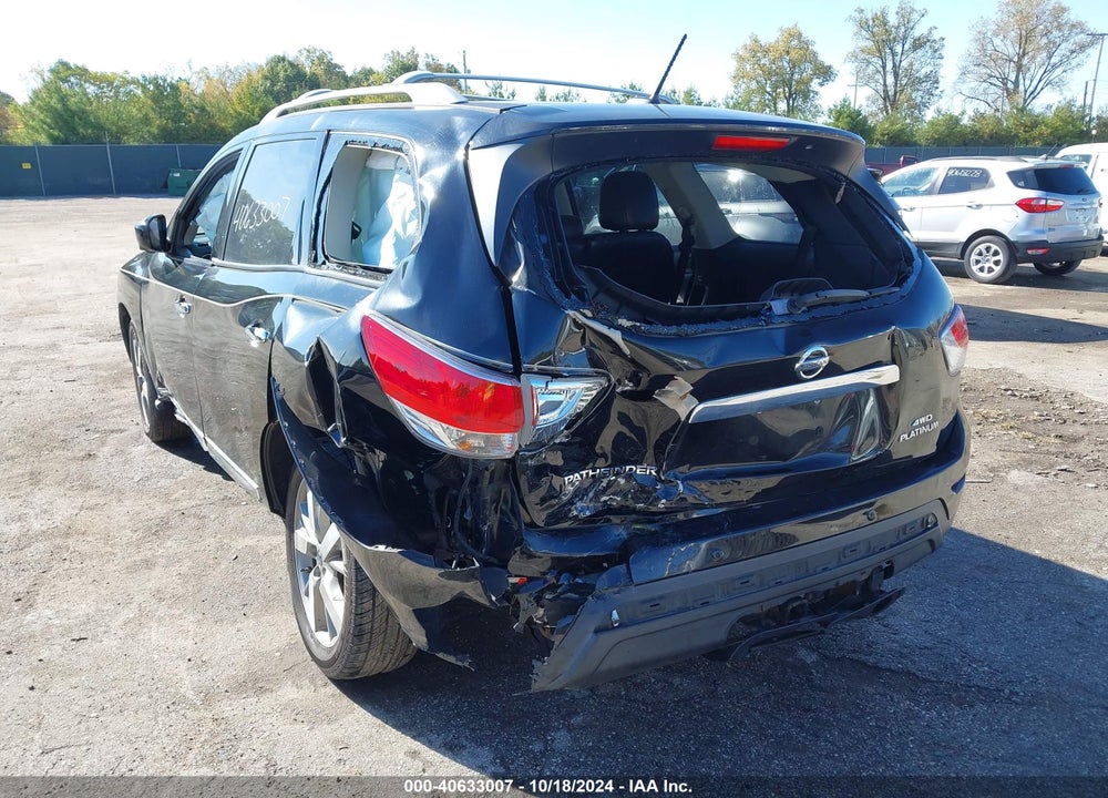 2013 NISSAN PATHFINDER PLATINUM VIN: 5N1AR2MM6DC662023