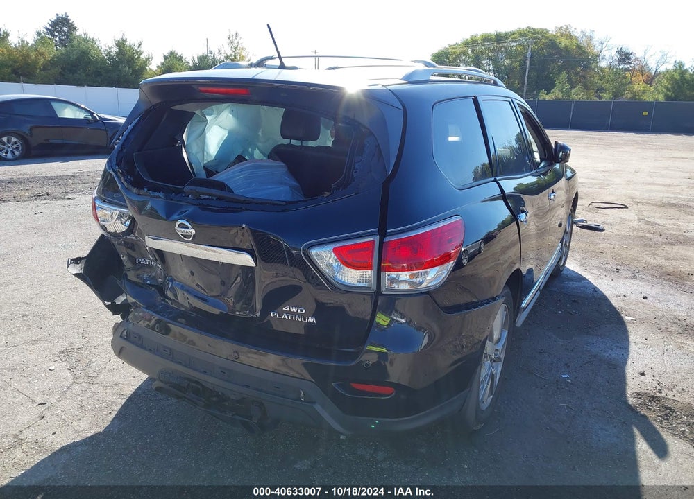 2013 NISSAN PATHFINDER PLATINUM VIN: 5N1AR2MM6DC662023