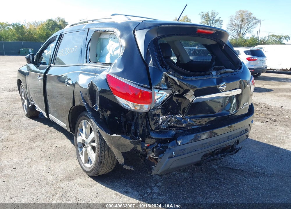 2013 NISSAN PATHFINDER PLATINUM VIN: 5N1AR2MM6DC662023