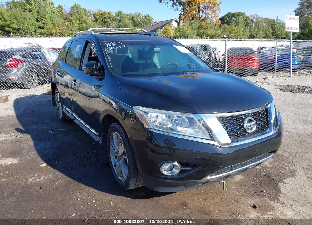 2013 NISSAN PATHFINDER PLATINUM VIN: 5N1AR2MM6DC662023