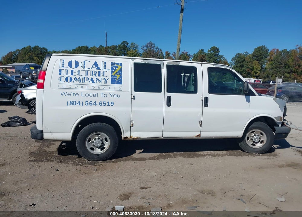 2009 CHEVROLET EXPRESS 2500 WORK VAN VIN: 1GCGG25C891135291