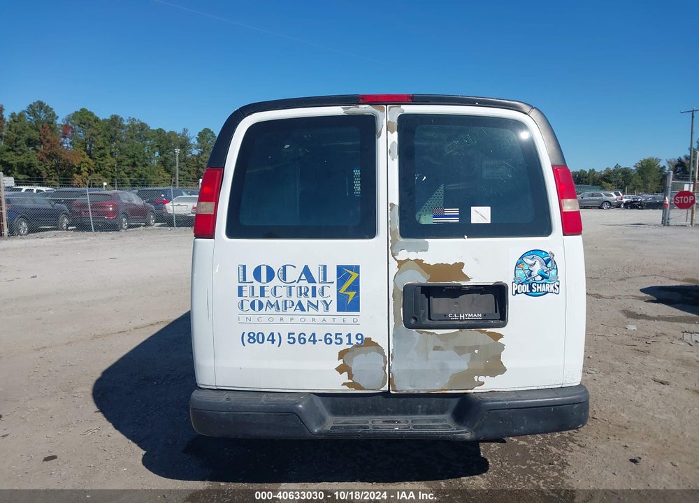 2009 CHEVROLET EXPRESS 2500 WORK VAN VIN: 1GCGG25C891135291