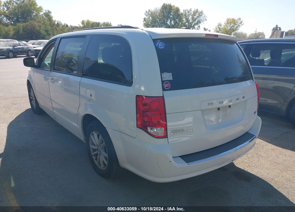 2016 DODGE GRAND CARAVAN SXT VIN: 2C4RDGCG4GR387987