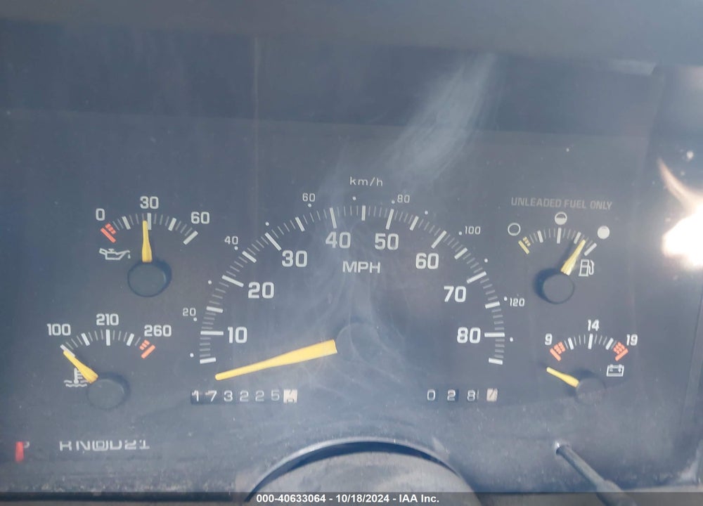1993 CHEVROLET BLAZER K1500 VIN: 1GNEK18K0PJ351904