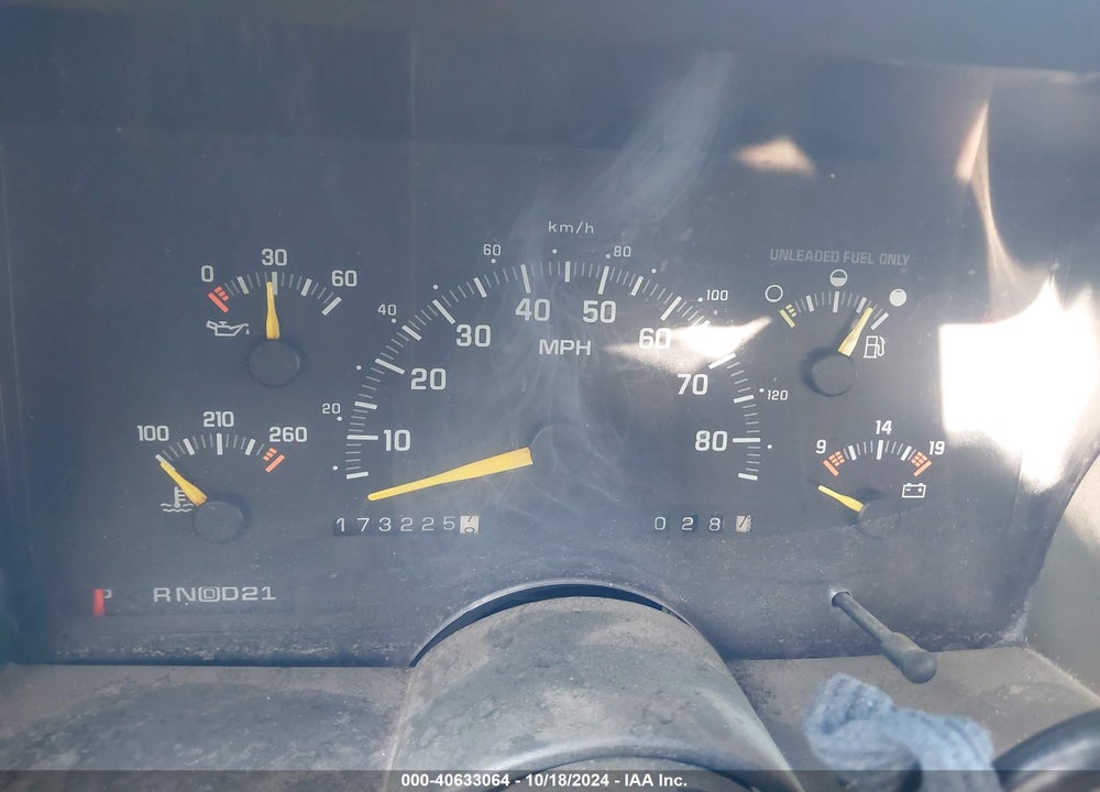1993 CHEVROLET BLAZER K1500 VIN: 1GNEK18K0PJ351904