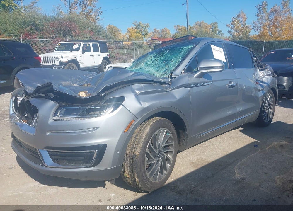 2020 LINCOLN NAUTILUS RESERVE VIN: 2LMPJ8K97LBL12390