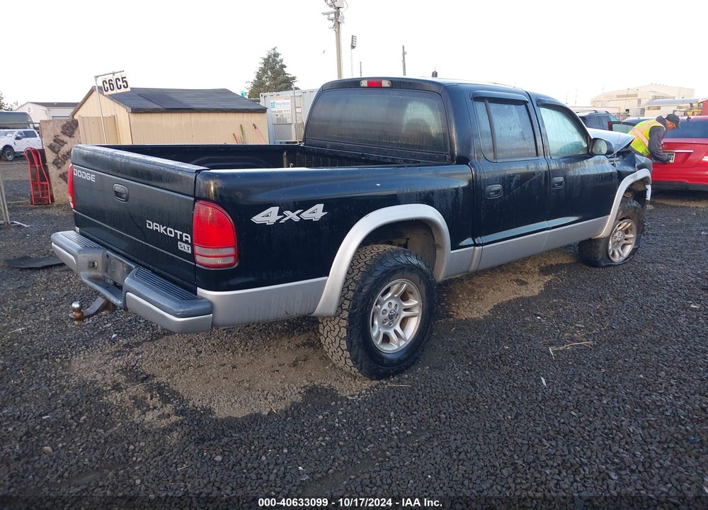 2004 DODGE DAKOTA SLT VIN: 1D7HG48NX4S737499