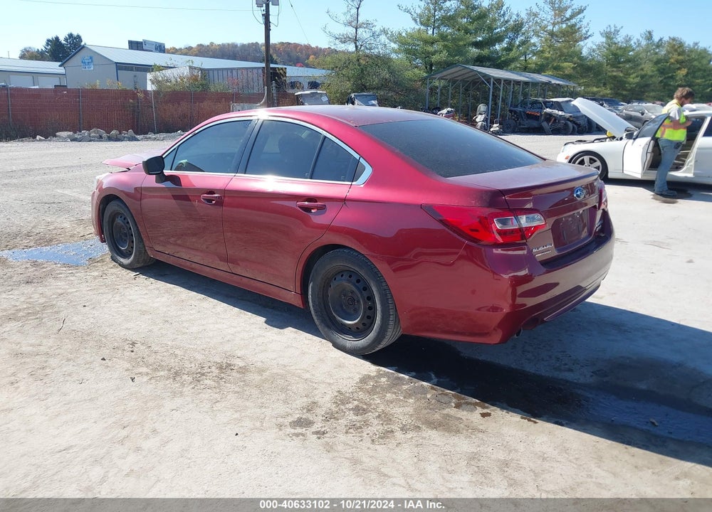 2015 SUBARU LEGACY 2.5I VIN: 4S3BNAA66F3007464