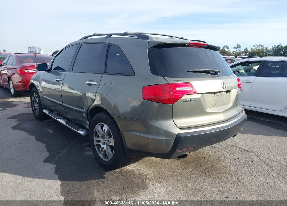 2007 ACURA MDX TECHNOLOGY PACKAGE VIN: 2HNYD28387H505575