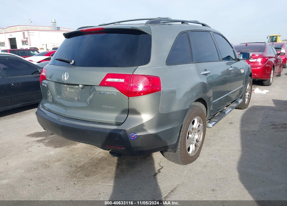 2007 ACURA MDX TECHNOLOGY PACKAGE VIN: 2HNYD28387H505575