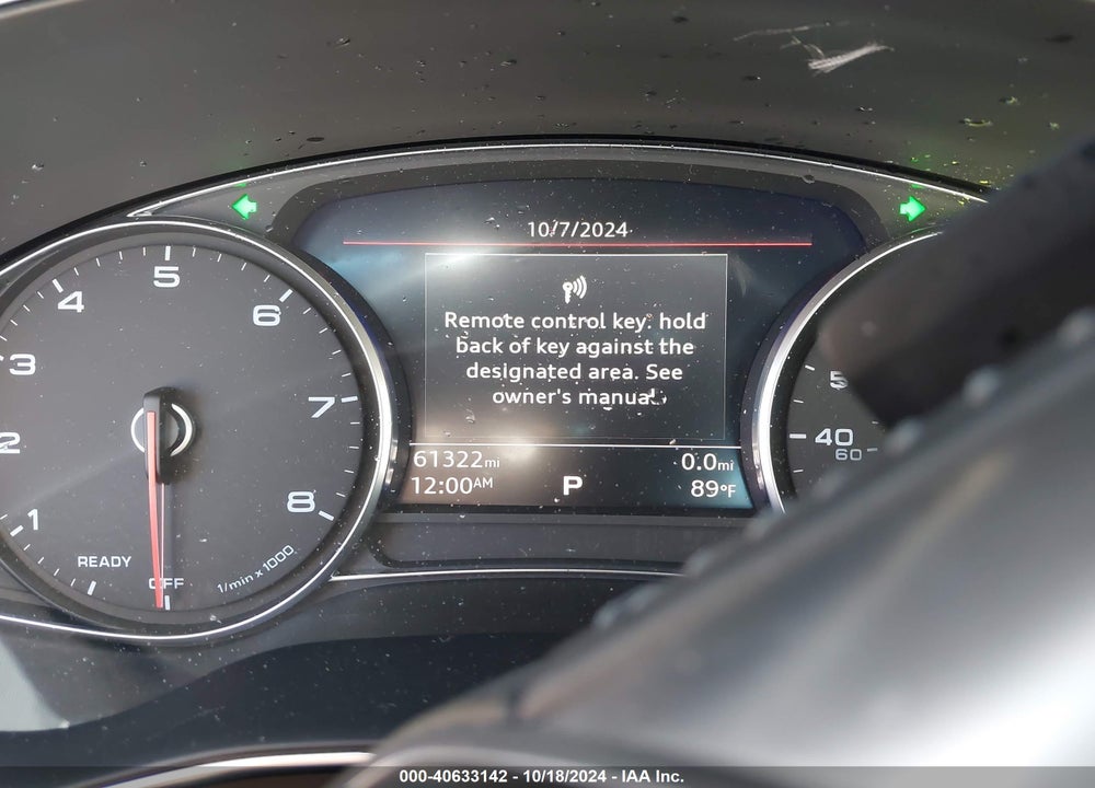2019 AUDI A6 45 PREMIUM VIN: WAUD8AF26KN127377