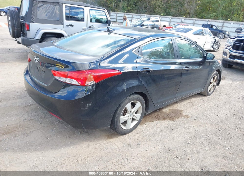 2011 HYUNDAI ELANTRA GLS (ULSAN PLANT) VIN: KMHDH4AE4BU105157