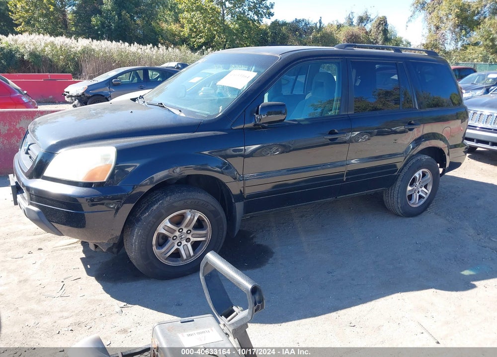 2003 HONDA PILOT EX VIN: 2HKYF18443H585915