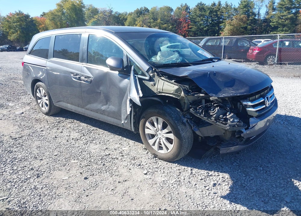 2016 HONDA ODYSSEY SE VIN: 5FNRL5H39GB113547