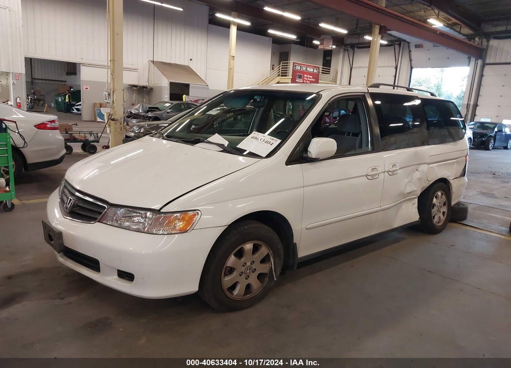 2002 HONDA ODYSSEY EX VIN: 2HKRL18632H006958