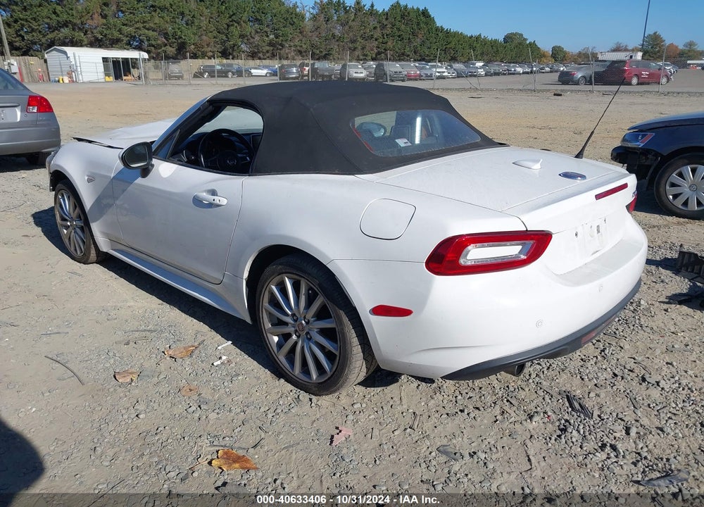 2019 FIAT 124 SPIDER LUSSO VIN: JC1NFAEK3K0142279