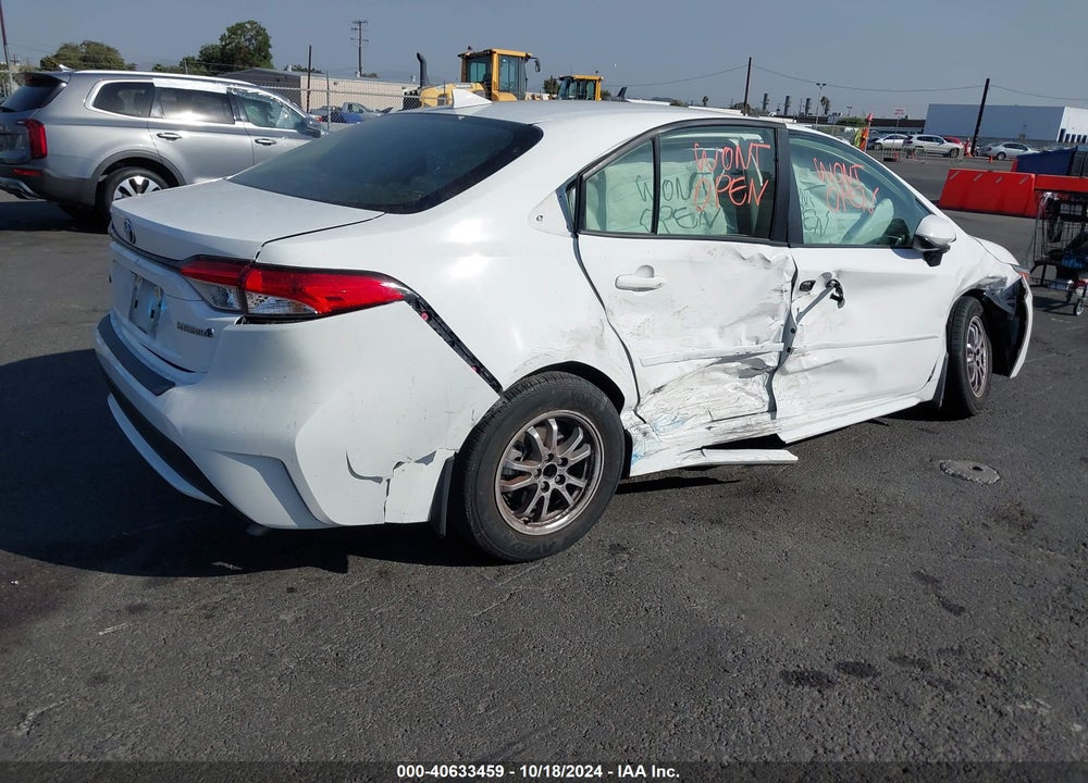 2022 TOYOTA COROLLA HYBRID LE VIN: JTDEAMDE4NJ051227