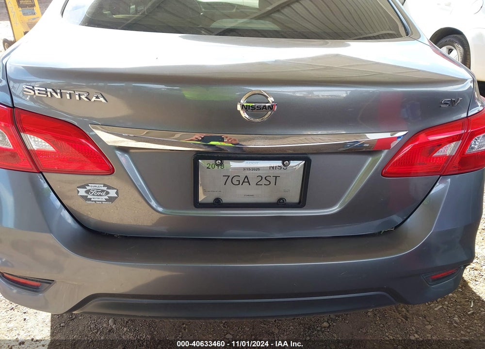 2018 NISSAN SENTRA SV VIN: 3N1AB7AP5JL651294