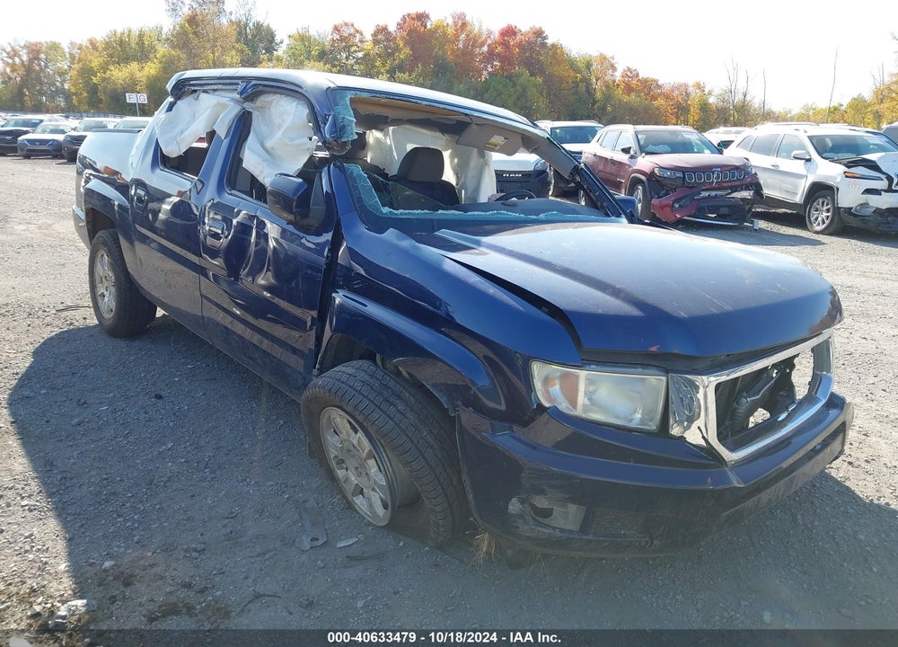 2013 HONDA RIDGELINE RTS VIN: 5FPYK1F40DB001693