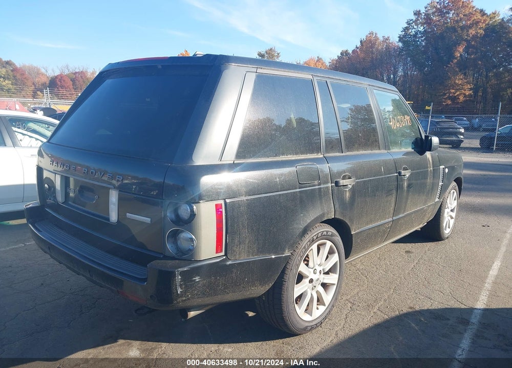 2008 LAND ROVER RANGE ROVER SUPERCHARGED VIN: SALMF13478A273097