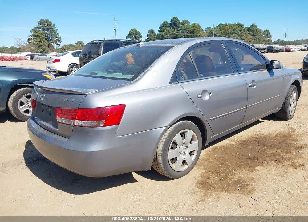 2008 HYUNDAI SONATA GLS VIN: 5NPET46C38H340800