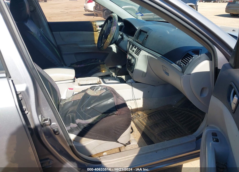 2008 HYUNDAI SONATA GLS VIN: 5NPET46C38H340800