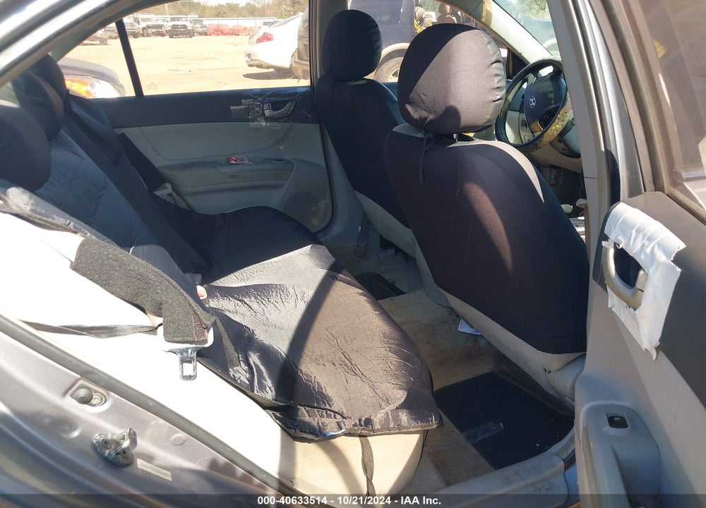 2008 HYUNDAI SONATA GLS VIN: 5NPET46C38H340800
