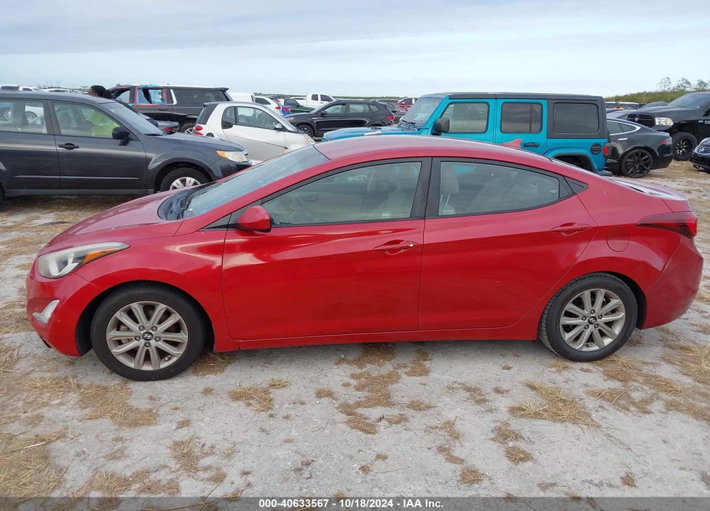 2014 HYUNDAI ELANTRA SE VIN: KMHDH4AE2EU145581