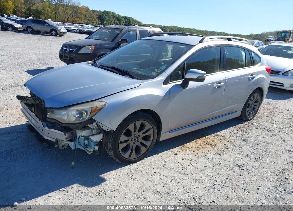 2015 SUBARU IMPREZA 2.0I SPORT PREMIUM VIN: JF1GPAT67F8244924