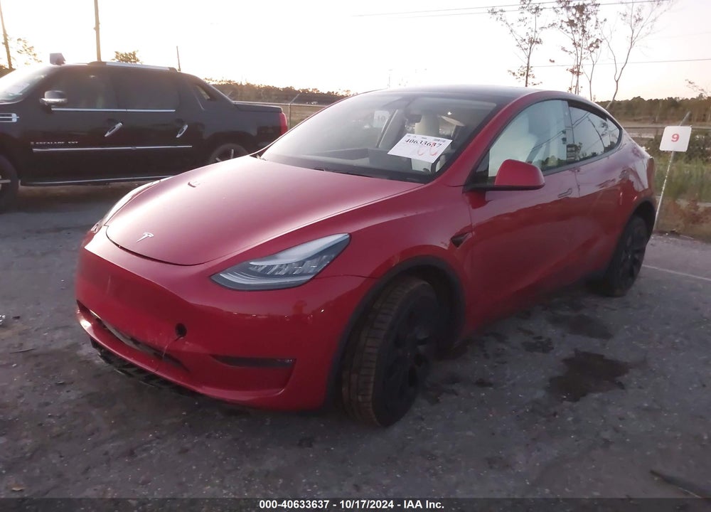 2020 TESLA MODEL Y LONG RANGE DUAL MOTOR ALL-WHEEL DRIVE VIN: 5YJYGDEE9LF032784