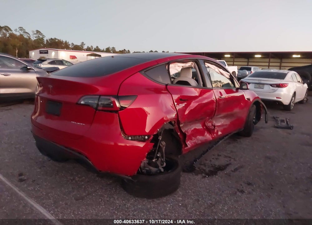 2020 TESLA MODEL Y LONG RANGE DUAL MOTOR ALL-WHEEL DRIVE VIN: 5YJYGDEE9LF032784