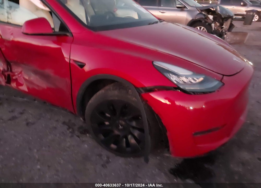 2020 TESLA MODEL Y LONG RANGE DUAL MOTOR ALL-WHEEL DRIVE VIN: 5YJYGDEE9LF032784