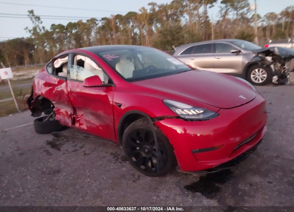 2020 TESLA MODEL Y LONG RANGE DUAL MOTOR ALL-WHEEL DRIVE VIN: 5YJYGDEE9LF032784