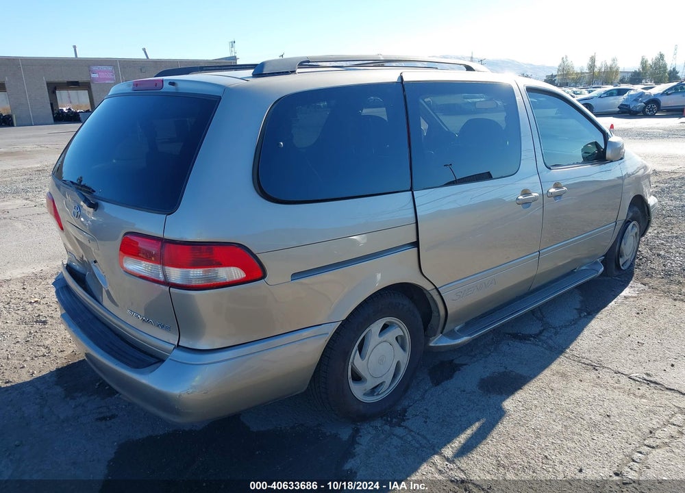 2002 TOYOTA SIENNA XLE VIN: 4T3ZF13C12U453950