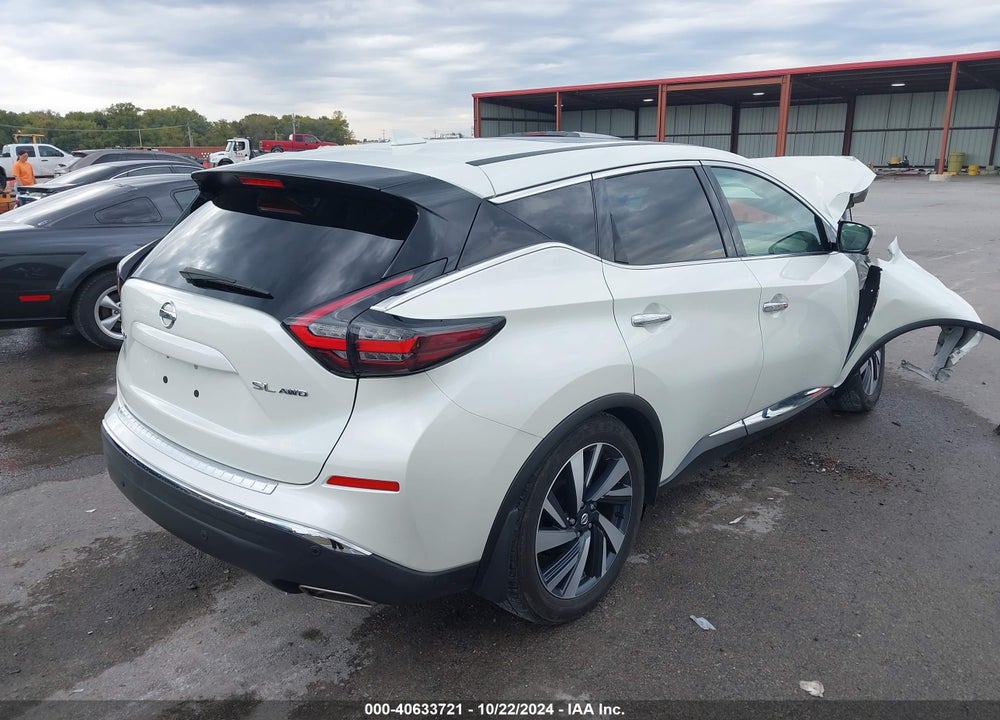 2022 NISSAN MURANO SL INTELLIGENT AWD VIN: 5N1AZ2CS3NC125644