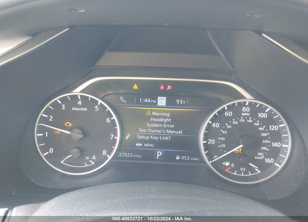 2022 NISSAN MURANO SL INTELLIGENT AWD VIN: 5N1AZ2CS3NC125644