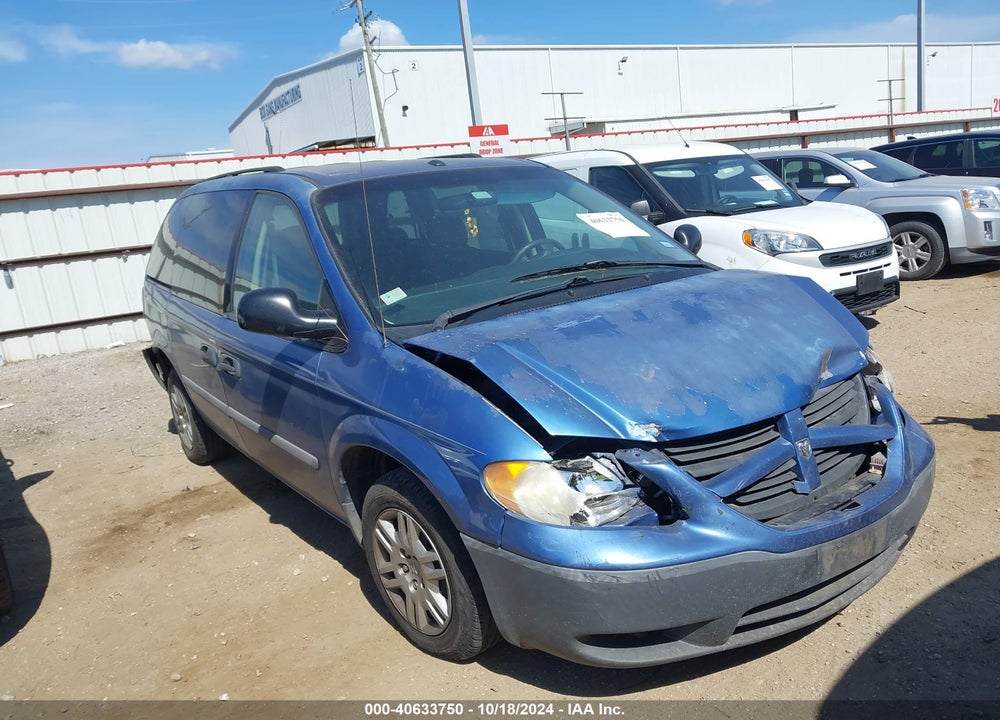 2007 DODGE CARAVAN SE VIN: 1D4GP25R77B104662