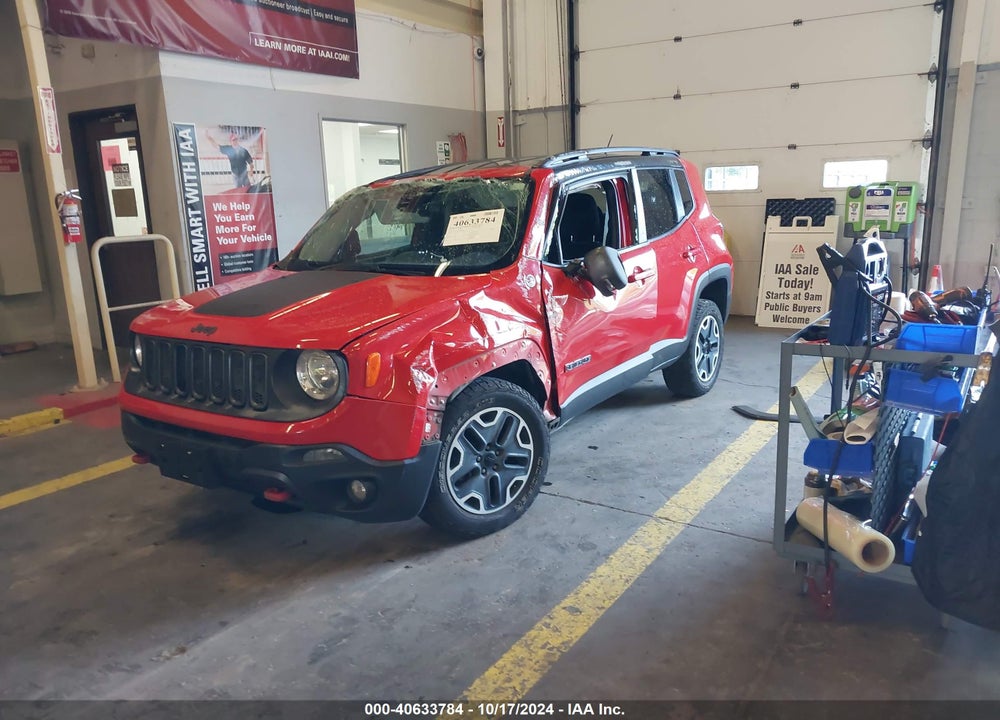 2017 JEEP RENEGADE TRAILHAWK 4X4 VIN: ZACCJBCBXHPE52448