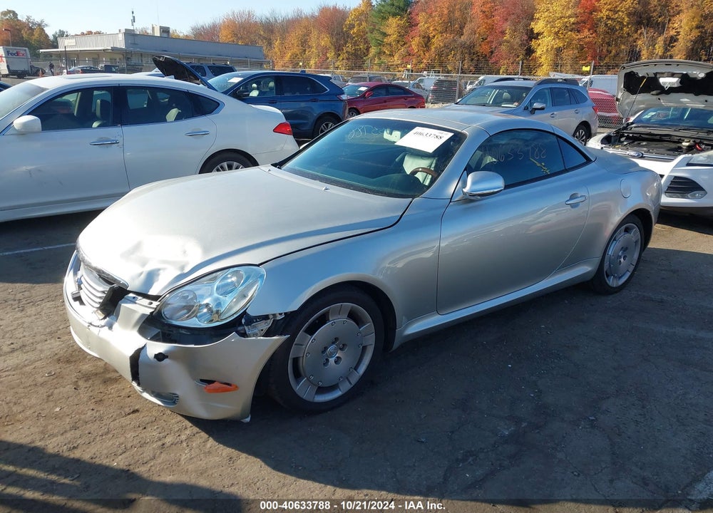 2005 LEXUS SC 430 VIN: JTHFN48Y150070285