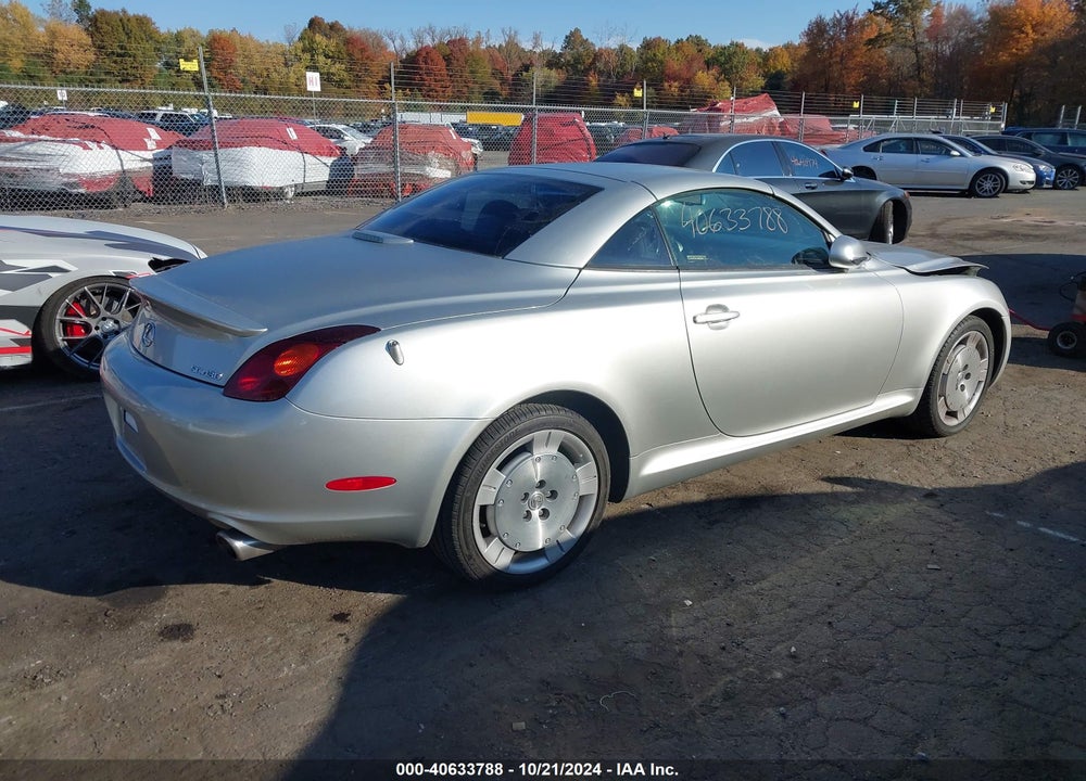 2005 LEXUS SC 430 VIN: JTHFN48Y150070285