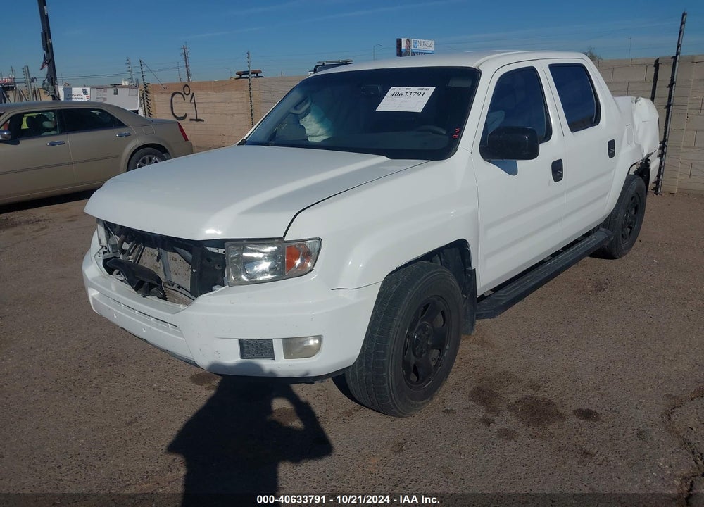 2013 HONDA RIDGELINE RT VIN: 5FPYK1F28DB016568