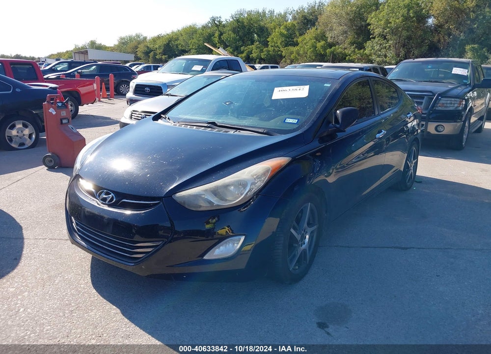 2012 HYUNDAI ELANTRA LIMITED VIN: 5NPDH4AE3CH095026