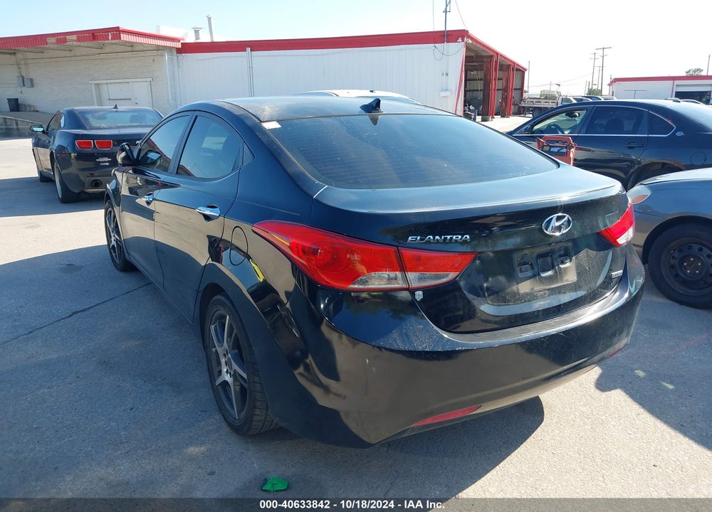 2012 HYUNDAI ELANTRA LIMITED VIN: 5NPDH4AE3CH095026