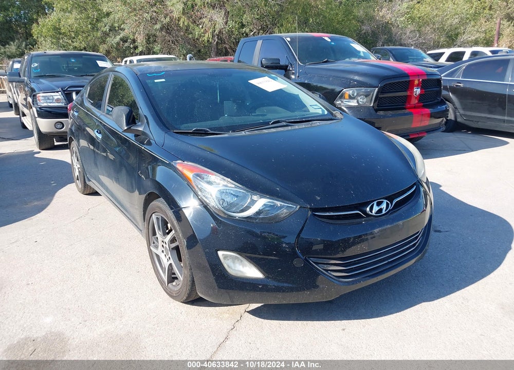 2012 HYUNDAI ELANTRA LIMITED VIN: 5NPDH4AE3CH095026