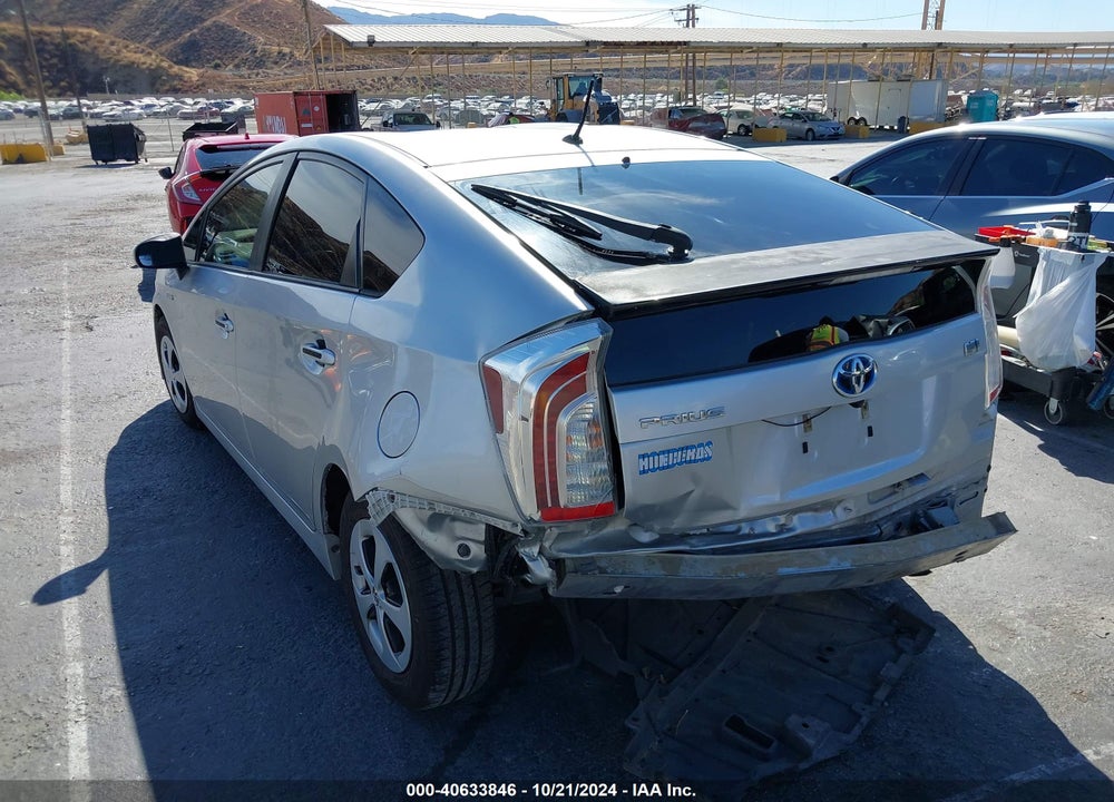 2012 TOYOTA PRIUS TWO VIN: JTDKN3DU9C5448981