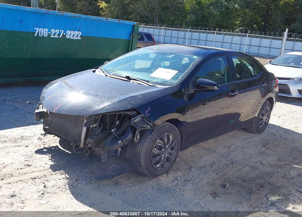 2014 TOYOTA COROLLA LE VIN: 2T1BURHE9EC121799