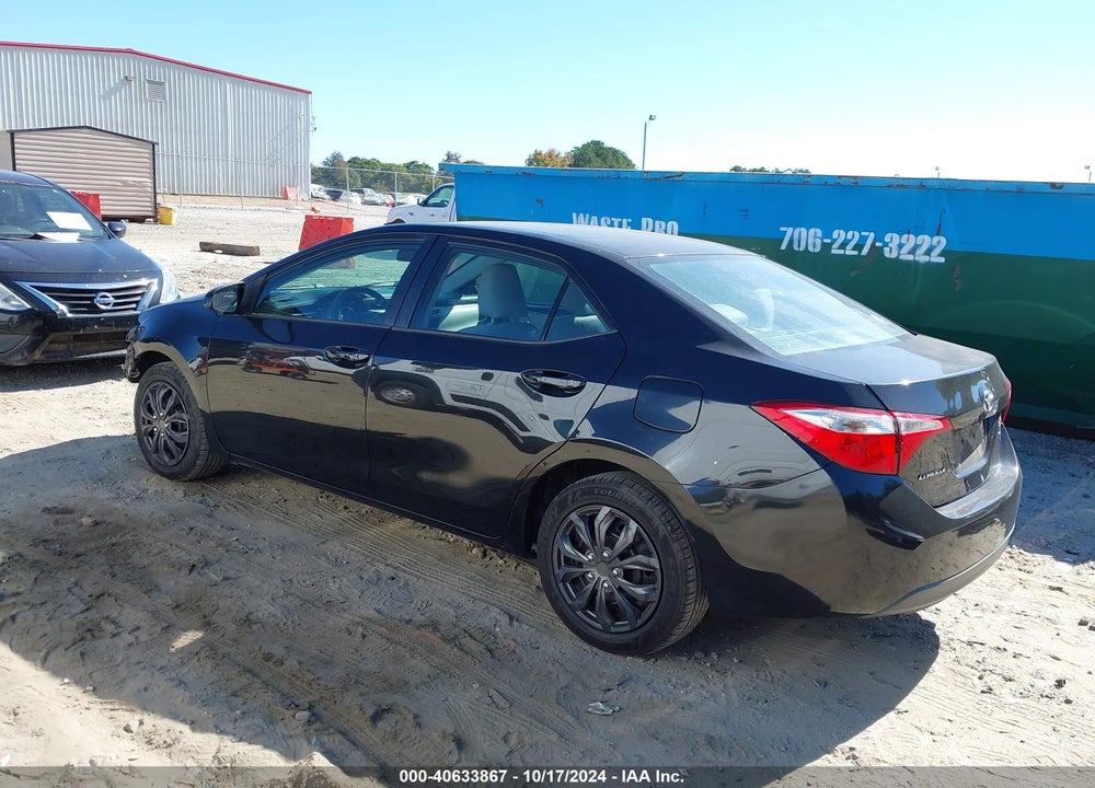 2014 TOYOTA COROLLA LE VIN: 2T1BURHE9EC121799